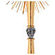 Monstrance, polished gold-plated brass s9