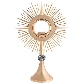 Monstranz aus Messing, 41 cm hoch