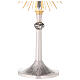 Monstrance, silver plated-brass, with angels s5