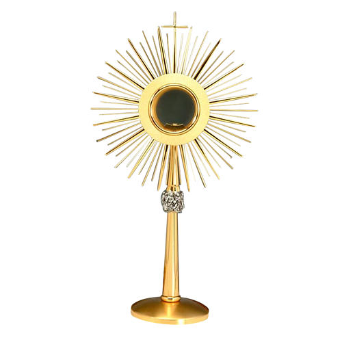 Monstrance gold plated brass, glossy 1