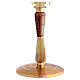 Ostensorio ottone dorato alfa omega croci s4
