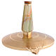 Ostensorio ottone dorato alfa omega croci s8