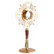 Ostensorio ottone dorato alfa omega croci s9