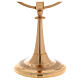 Monstrance, gold-plated brass with circles s4