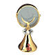 Chapel monstrance with crystal node, 11 cm diameter s1