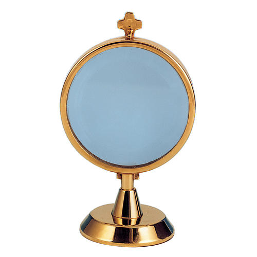 Chapel Monstrance in silver 925, 24k gold plated 1