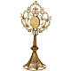 Reliquary in silver 800, golden filigree decoration, 36 cm s9