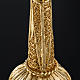 Reliquary in silver 800, golden filigree decoration, 36 cm s14