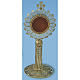 Reliquary in silver 800, golden filigree decoration, 11 cm s1