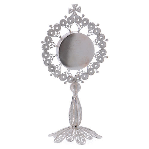 Filigran dekoriert Reliquienschrein aus Silber 800 4