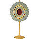 Reliquary with Silver 800 golden filigree and strass, 33 cm s1