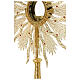 Monstrance in silver 800 with coral Stones, 10 cm luna. s10