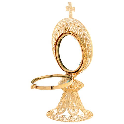 Monstrance in silver 800 with removable 8.5 cm diameter pyx 6