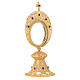 Monstrance with golden filigree, lapis lazuli decoration and pyx s3