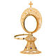 Monstrance with golden filigree, lapis lazuli decoration and pyx s4