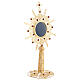 Relicario dorado con strass de plata 800, 24 cm s4