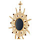 Relicario dorado con strass de plata 800, 24 cm s5