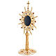Relicario dorado con strass de plata 800, 24 cm s6