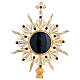 Relicario dorado con strass de plata 800, 24 cm s2