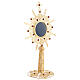 Reliquiario argento 800 dorato filigrana 24 cm - 126,4 gr. s3
