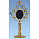 Reliquary in golden silver 800 filigree, 24 cm - 110,9 grams s1