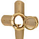 Monstrance in brass, cross s9