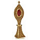Reliquary gold-plated brass, decorated with 'bark effect" s6
