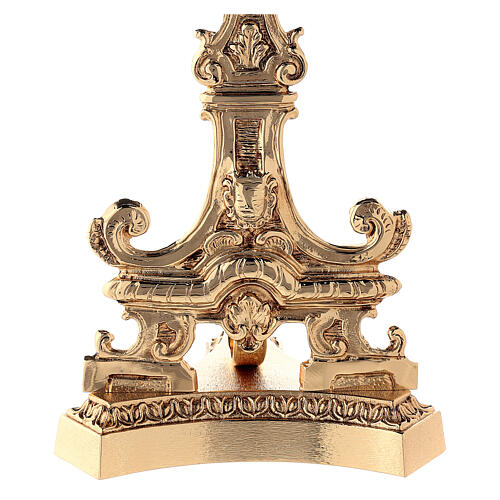 Reliquary in gold-plated brass with decoration 4