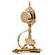 Reliquary in gold-plated brass with base s5