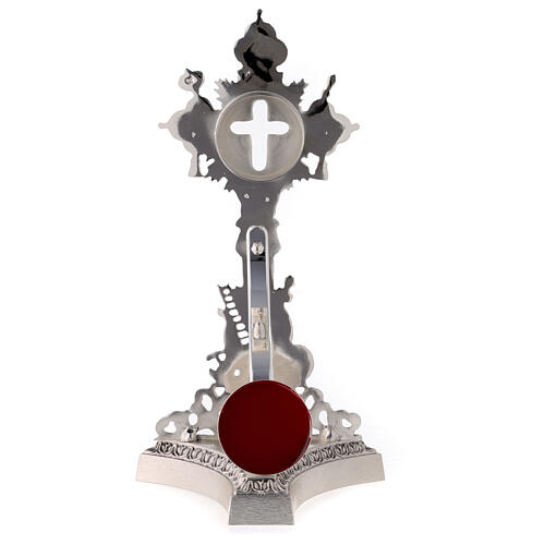 Reliquiario della Santa Croce ottone fuso 7