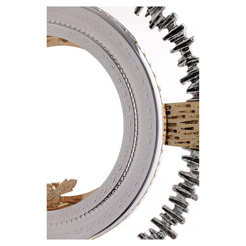 Strahlenkranz Monstranz für Hostie Magna,mit Kreuz 7