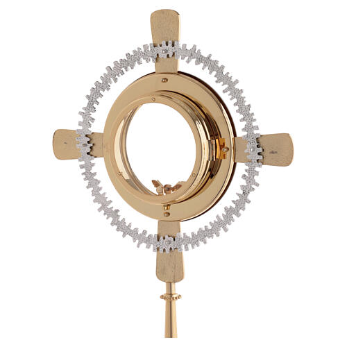 Strahlenkranz Monstranz für Hostie Magna,mit Kreuz 10