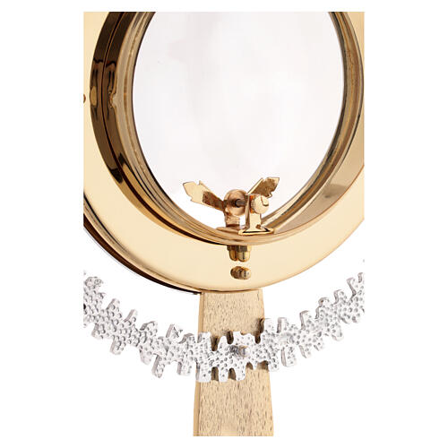 Monstrance for Magna Host cross and red enamels 6