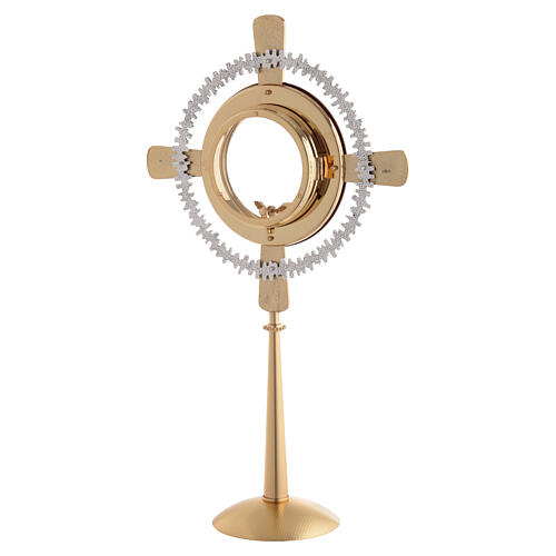 Monstrance for Magna Host cross and red enamels 9