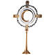 Monstrance for Magna Host cross and red enamels s1