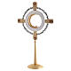Monstrance for Magna Host cross and red enamels s1