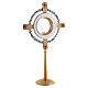 Monstrance for Magna Host cross and red enamels s5