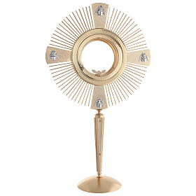 Monstrance for Magna Host 4 Evangelists in brass