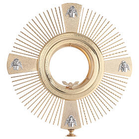 Monstrance for Magna Host 4 Evangelists in brass