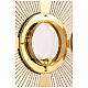 Monstrance for Magna Host 4 Evangelists in brass s7