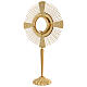 Ostensorio ostia magna 4 evangelisti ottone fuso s5