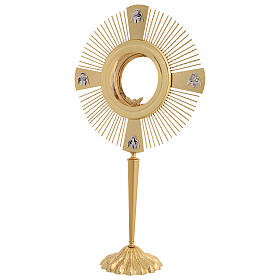 Monstrance for Magna Host 4 Evangelists in brass