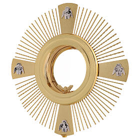 Monstrance for Magna Host 4 Evangelists in brass