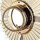 Monstrance in brass, ear of wheat, grapes, for Magna Host s9