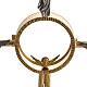 Ostensorio in bronzo dorato con angeli h 60 cm s2