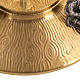 Ostensorio in bronzo dorato con angeli h 60 cm s8