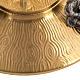 Custódia em bronze dourado com anjos h 60 cm s8