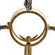 Monstrance in gold-plated bronze with angels H60cm s2