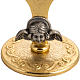 Shrine for Magna Host in brass, H14cm with angel s2