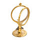 Shrine for Magna Host in brass, H14cm with angel s4